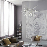 Spur Chandelier in Living Room