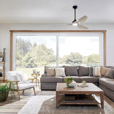 Imari Ceiling Fan by Kichler, Finish: White Matte, Nickel Polished, Satin Black-Kichler, , | Casa Di Luce Lighting