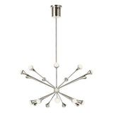 Lody 18-Light Chandelier by Tech Lighting, Finish: Nickel Polished, , | Casa Di Luce Lighting