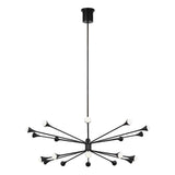 Lody 20-Light Chandelier by Tech Lighting, Finish: Brass Aged, Black Matte, Nickel Polished, , | Casa Di Luce Lighting
