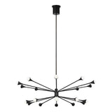 Lody 20-Light Chandelier by Tech Lighting, Finish: Brass Aged, Black Matte, Nickel Polished, , | Casa Di Luce Lighting