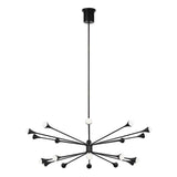 Lody 20-Light Chandelier by Tech Lighting, Finish: Brass Aged, Black Matte, Nickel Polished, , | Casa Di Luce Lighting