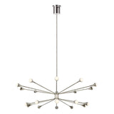 Lody 20-Light Chandelier by Tech Lighting, Finish: Brass Aged, Black Matte, Nickel Polished, , | Casa Di Luce Lighting