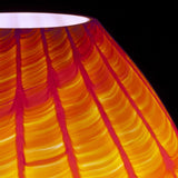 Loft Squamato Table Lamp by Murano Arte, Color: Orange, Red, , | Casa Di Luce Lighting