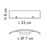 Torino LP 6/234 A Wall Lamp by Sillux