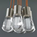 Alva Pendant by Tech Lighting, Finish: Aged Brass, Black, Satin Nickel, Color: Black/White Cord, Black Cord, Blue Cord, Copper Cord, Gray Cord, Orange Cord, Red Cord, White Cord, Color Temperature: 2200K, 3000K, Warm Color Dimming | Casa Di Luce Lighting