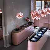 Escape Pendant Lamp by LZF Lamps, Size: Small, Large, Wood Color: White Ivory-LZF, Cherry-LZF, Beech-LZF, Yellow-LZF, Orange-LZF, Red-LZF, Blue-LZF, Grey-LZF, Turquoise-LZF, Chocolate-LZF, Pale Rose, Bulb Type: E26, GU24 | Casa Di Luce Lighting