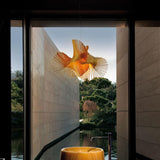 Mini Mikado Chandelier by LZF Lamps, Wood Color: White Ivory-LZF, Cherry-LZF, Beech-LZF, Yellow-LZF, Orange-LZF, Red-LZF, Blue-LZF, Grey-LZF, Turquoise-LZF, Chocolate-LZF, Pale Rose, , | Casa Di Luce Lighting