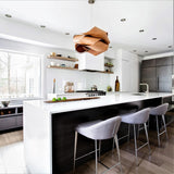 Link Pendant Light by LZF Lamps, Size: Small, Large, Wood Color: White Ivory-LZF, Cherry-LZF, Beech-LZF, Yellow-LZF, Orange-LZF, Red-LZF, Blue-LZF, Grey-LZF, Turquoise-LZF, Chocolate-LZF, Pale Rose, | Casa Di Luce Lighting