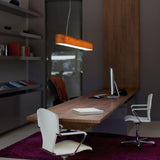 I-Club Short Slim Pendant by LZF Lamps, Wood Color: White Ivory-LZF, Cherry-LZF, Beech-LZF, Yellow-LZF, Orange-LZF, Red-LZF, Blue-LZF, Grey-LZF, Turquoise-LZF, Chocolate-LZF, Pale Rose, , | Casa Di Luce Lighting