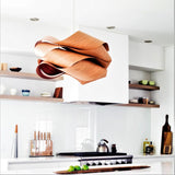 Link Pendant Light by LZF Lamps, Size: Small, Large, Wood Color: White Ivory-LZF, Cherry-LZF, Beech-LZF, Yellow-LZF, Orange-LZF, Red-LZF, Blue-LZF, Grey-LZF, Turquoise-LZF, Chocolate-LZF, Pale Rose, | Casa Di Luce Lighting