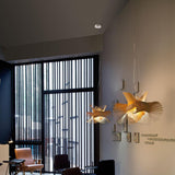 Mini Mikado Chandelier by LZF Lamps, Wood Color: White Ivory-LZF, Cherry-LZF, Beech-LZF, Yellow-LZF, Orange-LZF, Red-LZF, Blue-LZF, Grey-LZF, Turquoise-LZF, Chocolate-LZF, Pale Rose, , | Casa Di Luce Lighting