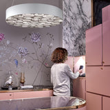 Spiro Medium Suspension Lamp in living room