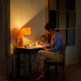 Air Table Lamp by LZF Lamps, Wood Color: White Ivory-LZF, Cherry-LZF, Beech-LZF, Yellow-LZF, Orange-LZF, Red-LZF, Blue-LZF, Grey-LZF, Turquoise-LZF, Chocolate-LZF, Pale Rose, , | Casa Di Luce Lighting