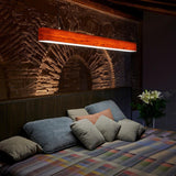 I-Club Short Slim Pendant by LZF Lamps, Wood Color: White Ivory-LZF, Cherry-LZF, Beech-LZF, Yellow-LZF, Orange-LZF, Red-LZF, Blue-LZF, Grey-LZF, Turquoise-LZF, Chocolate-LZF, Pale Rose, , | Casa Di Luce Lighting