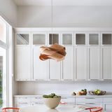 Link Pendant Light by LZF Lamps, Size: Small, Large, Wood Color: White Ivory-LZF, Cherry-LZF, Beech-LZF, Yellow-LZF, Orange-LZF, Red-LZF, Blue-LZF, Grey-LZF, Turquoise-LZF, Chocolate-LZF, Pale Rose, | Casa Di Luce Lighting