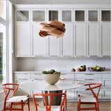 Link Pendant Light by LZF Lamps, Size: Small, Large, Wood Color: White Ivory-LZF, Cherry-LZF, Beech-LZF, Yellow-LZF, Orange-LZF, Red-LZF, Blue-LZF, Grey-LZF, Turquoise-LZF, Chocolate-LZF, Pale Rose, | Casa Di Luce Lighting