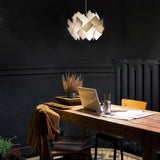 Escape Pendant Lamp by LZF Lamps, Size: Small, Large, Wood Color: White Ivory-LZF, Cherry-LZF, Beech-LZF, Yellow-LZF, Orange-LZF, Red-LZF, Blue-LZF, Grey-LZF, Turquoise-LZF, Chocolate-LZF, Pale Rose, Bulb Type: E26, GU24 | Casa Di Luce Lighting