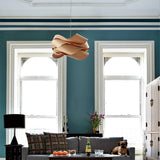 Link Pendant Light by LZF Lamps, Size: Small, Large, Wood Color: White Ivory-LZF, Cherry-LZF, Beech-LZF, Yellow-LZF, Orange-LZF, Red-LZF, Blue-LZF, Grey-LZF, Turquoise-LZF, Chocolate-LZF, Pale Rose, | Casa Di Luce Lighting