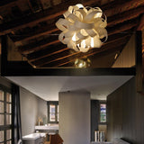 Agatha Ball Suspension by LZF Lamps, Wood Color: White Ivory-LZF, Beech-LZF, Yellow-LZF, Orange-LZF, Pale Rose, , | Casa Di Luce Lighting