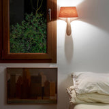 Air Wall Sconce by LZF Lamps, Wood Color: White Ivory-LZF, Cherry-LZF, Beech-LZF, Yellow-LZF, Orange-LZF, Red-LZF, Blue-LZF, Grey-LZF, Turquoise-LZF, Chocolate-LZF, Pale Rose, , | Casa Di Luce Lighting