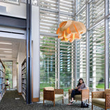 Agatha Ball Suspension by LZF Lamps, Wood Color: White Ivory-LZF, Beech-LZF, Yellow-LZF, Orange-LZF, Pale Rose, , | Casa Di Luce Lighting