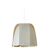 Domo Pendant by LZF Lamps, Wood Color: White Ivory-LZF, Cherry-LZF, Beech-LZF, Yellow-LZF, Orange-LZF, Red-LZF, Blue-LZF, Grey-LZF, Turquoise-LZF, Pale Rose, , | Casa Di Luce Lighting