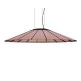Banga Pendant Lamp by LZF Lamps, Size: Large, Wood Color: Pale Rose, | Casa Di Luce Lighting