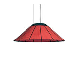 Banga Pendant Lamp by LZF Lamps, Size: Medium, Wood Color: Red-LZF, | Casa Di Luce Lighting