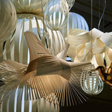 Candelabro Large Chandelier by LZF Lamps, Wood Color: White Ivory-LZF, Beech-LZF, , | Casa Di Luce Lighting