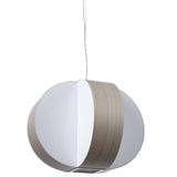 Carambola Small Suspension by LZF Lamps, Wood Color: White Ivory-LZF, Cherry-LZF, Beech-LZF, Yellow-LZF, Orange-LZF, Red-LZF, Blue-LZF, Grey-LZF, Turquoise-LZF, Chocolate-LZF, Pale Rose, , | Casa Di Luce Lighting