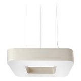 Cuad Pendant by LZF Lamps, Wood Color: White Ivory-LZF, , | Casa Di Luce Lighting