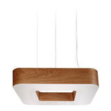 Cuad Pendant by LZF Lamps, Wood Color: Cherry-LZF, , | Casa Di Luce Lighting