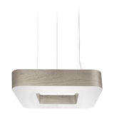 Cuad Pendant by LZF Lamps, Wood Color: Grey-LZF, , | Casa Di Luce Lighting