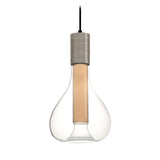 Eris Suspension Light by LZF Lamps, Finish: Aluminum, Black Matte, Wood Color: White Ivory-LZF, Cherry-LZF, Beech-LZF, Pale Rose, | Casa Di Luce Lighting