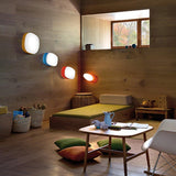 Guijarro Wall Sconce by LZF Lamps, Light Option: GX53, LED, Size: Small, Medium, Large, Wood Color: White Ivory-LZF, Natural Cherry-LZF, Natural Beech-LZF, Yellow-LZF, Orange-LZF, Red-LZF, Blue-LZF, Grey-LZF, Turquoise-LZF, Chocolate-LZF, Pale Rose | Casa Di Luce Lighting