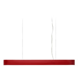 I-Club Short Slim Pendant by LZF Lamps, Wood Color: Red-LZF, , | Casa Di Luce Lighting