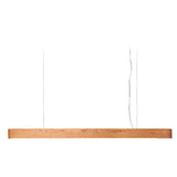 I-Club Long Slim Pendant by LZF Lamps, Wood Color: White Ivory-LZF, Cherry-LZF, Beech-LZF, Yellow-LZF, Orange-LZF, Red-LZF, Blue-LZF, Grey-LZF, Turquoise-LZF, Chocolate-LZF, Pale Rose, , | Casa Di Luce Lighting
