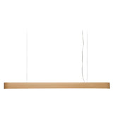 I-Club Long Slim Pendant by LZF Lamps, Wood Color: White Ivory-LZF, Cherry-LZF, Beech-LZF, Yellow-LZF, Orange-LZF, Red-LZF, Blue-LZF, Grey-LZF, Turquoise-LZF, Chocolate-LZF, Pale Rose, , | Casa Di Luce Lighting