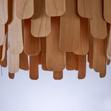 Maruja Pendant Light by LZF Lamps, Wood Color: White Ivory-LZF, Cherry-LZF, Beech-LZF, Yellow-LZF, Orange-LZF, Red-LZF, Pale Rose, Sea Blue - LZF, Bulb Type: E26, GU24, | Casa Di Luce Lighting