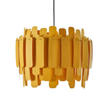 Maruja Pendant Light by LZF Lamps, Wood Color: White Ivory-LZF, Cherry-LZF, Beech-LZF, Yellow-LZF, Orange-LZF, Red-LZF, Pale Rose, Sea Blue - LZF, Bulb Type: E26, GU24, | Casa Di Luce Lighting