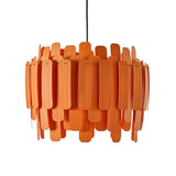 Maruja Pendant Light by LZF Lamps, Wood Color: White Ivory-LZF, Cherry-LZF, Beech-LZF, Yellow-LZF, Orange-LZF, Red-LZF, Pale Rose, Sea Blue - LZF, Bulb Type: E26, GU24, | Casa Di Luce Lighting