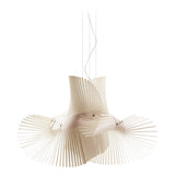 Mini Mikado Chandelier by LZF Lamps, Wood Color: White Ivory-LZF, , | Casa Di Luce Lighting