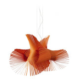 Mini Mikado Chandelier by LZF Lamps, Wood Color: Orange-LZF, , | Casa Di Luce Lighting