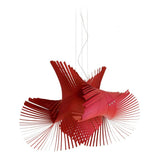 Mini Mikado Chandelier by LZF Lamps, Wood Color: Red-LZF, , | Casa Di Luce Lighting