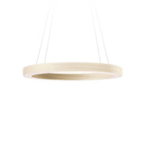 Oh! Line Suspension Light by LZF Lamps, Size: Medium, Wood Color: White Ivory-LZF, | Casa Di Luce Lighting