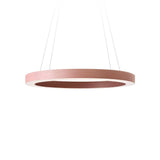 Oh! Line Suspension Light by LZF Lamps, Size: Medium, Wood Color: Pale Rose, | Casa Di Luce Lighting
