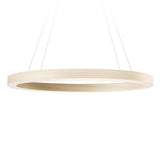 Oh! Line Large Suspension Light by LZF Lamps, Wood Color: White Ivory-LZF, Cherry-LZF, Beech-LZF, Yellow-LZF, Orange-LZF, Red-LZF, Blue-LZF, Grey-LZF, Chocolate-LZF, Pale Rose, Sea Blue - LZF, , | Casa Di Luce Lighting