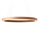 Oh! Line Large Suspension Light by LZF Lamps, Wood Color: White Ivory-LZF, Cherry-LZF, Beech-LZF, Yellow-LZF, Orange-LZF, Red-LZF, Blue-LZF, Grey-LZF, Chocolate-LZF, Pale Rose, Sea Blue - LZF, , | Casa Di Luce Lighting
