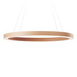 Oh! Line Large Suspension Light by LZF Lamps, Wood Color: White Ivory-LZF, Cherry-LZF, Beech-LZF, Yellow-LZF, Orange-LZF, Red-LZF, Blue-LZF, Grey-LZF, Chocolate-LZF, Pale Rose, Sea Blue - LZF, , | Casa Di Luce Lighting